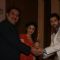 Raza Murad, Ragini Khanna and Chirag Paswan at Golden Achiever Awards 2012