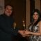 Raza Murad and Kritika Kamra at Golden Achiever Awards 2012