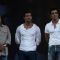 Sanjay Gupta, Sonu Sood and John Abraham on the sets of Isi Ka Naam Zindagi