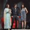 Sushmita Sen, Raveena Tandon & Zayed Khan on the sets of Issi Ka Naam Zindagi