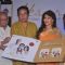 Gulzar, Bhupinder Singh, Madhuri Dixit and Mitali Singh at the launch of Gulzar's Album 'Aksar'