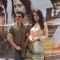 Anil Kapoor and Sameera Reddy at promotion of film 'Tezz'