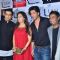 sanjay Suri, Shahrukh Khan, Onir and Juhi chawla at 'I Am' success bash