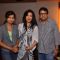 Shreya Ghoshal and Rituparna Sengupta at Teen Kaniya song recording at Kailasha recording studio