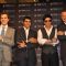 Jean-Christophe Babin, Karun Chandhok, Shahrukh Khan at Tag Heuer watch launch