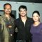Ankita Lokhande, Sushant Singh Rajput With Event Manager At Bengluru Ganesh Utsav