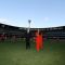 Vidya Balan handing the Match Ball to the ground at the Melbourne Cricket Ground