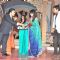 Ankita Lokhande, Ekta Kapoor, Anurag Sharma Receiving Gr8 Ensemble Cast Award For Pavitra Rishta At Indian Television Awards