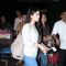 Bollywood stars at International Airport leave for IIFA. .