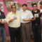 Ajai Sinha, Satish Kaushik, Daboo Malik & Pramod Sharma at launch of the Audio of Film 3 Bachelors