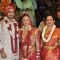Hema Malini at Esha Deol and Bharat Takhtani at their wedding ceremony