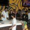 Rohit Shetty, Abhishek Bachchan, Ajay Devgan and Prachi Desai of Bol Bachchan selling ticket at Fame