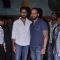 Bollywood actor Abhishek Bachchan and director Rohit Shetty at the promotional event of