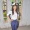 Bollywood actress Kainaz Motivala promotes her new film Challo Driver in Andheri, Mumbai. .
