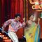 Bollywood actor Tusshar Kapoor shaking a leg with Madhuri Dixit on the sets of Jhalak Dikhhla Jaa in Filmistan. .