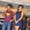 Bollywood actor Tusshar Kapoor and bollywood actress Neha Sharma at Lawman PG3 fashion show in Mumbai for promotion of the film 'Kya Super Kool Hain Hum'. .