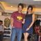 Bollywood actor Tusshar Kapoor and bollywood actress Neha Sharma at Lawman PG3 fashion show in Mumbai for promotion of the film 'Kya Super Kool Hain Hum'. .