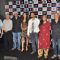 Bollywood actors Emraan Hashmi, Bipasha Basu with Director-Producer Mahesh Bhatt ,Mukesh Bhatt  Prakash Jha and at Raaz 3 press meet in PVR Mumbai .