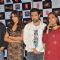 Bollywood actors Emraan Hashmi, Bipasha Basu with Prakash Jha at Raaz 3 press meet in PVR Mumbai .