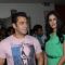 Salman Khan and Katrina Kaif on the sets of DID L'il Masters to promote film Ek Tha Tiger