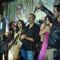 Bollywood actors Arjun Rampal and Abhay Deol at the launch of Prakash Jha's 'Chakravyuh' in Cinemax, Mumbai. .