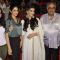 Sridevi with Sonam Kapoor and Boney Kapoor at 'Shirin Farhad Ki Toh Nikal Padi' special screening