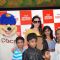 Brand ambassador of Kellogg's Chocos, Karisma Kapoor at the launch of 'Augmented Reality Game' in Oberoi Mall, Mumbai