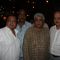 Rakesh Bedi, Javed Akhtar and Anupam Kher at Prayer Meet of AK Hangal
