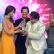 Bollywood actress Kareena Kapoor with the winner Vipul Mehta at 'Indian Idol 6' Finale. .