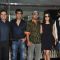 Prem Raj, Kishan Kumar, Sajid Ali, Preity Zinta and Wajid Ali at Music Launch Film Ishkq in Paris