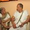 Nana Patekar with his mother celebrating Ganesh Chaturthi