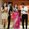 Madhuri Dixit, Siddharth Malhotra, Varun Dhawan and Alia Bhatt dances on the sets of Jhalak Dikhla Jaa