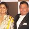 Rishi Kapoor with wife Neetu Singh at Amitabh Bachchan's 70th Birthday Party