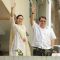 Karishma Kapoor & Randhir Kapoor at Saif Ali Khan & Kareena Kapoor gestures after their marriage