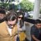 Bollywood actors Saif Ali with wife Kareena Kapoor leave for delhi