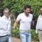 Suniel Shetty attend pays his last respect during the funeral of legendary filmmaker Yash Chopra