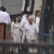 Ramesh Sippy with wife Kiran Sippy pays his last respect during the funeral of Yash Chopra