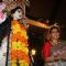 Kajol on the final day of Durga Puja at North Bombay Sarbojanin Durga Puja in Mumbai.