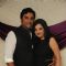 Amy Billimoria with her husband Farzad at her B'Day Bash