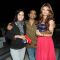 Tulip Joshi with Capt. Nair and Shama Sikander at Amy Billimoria B'Day Bash