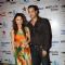 Rahul Mahajan with wife Dimpy Ganguly at ITA Awards 2012