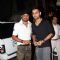 Virat Kohli and Harbhajan Singh at film Son of Sardar Special Screening