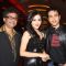 Milind, Ragini and Adhyayan at music launch of film Dehraadun Diary in Cinemax, Andheri West Mumbai.