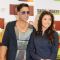 Bollywood actors Akshay Kumar and Kajal Aggarwal at the promotional event of the film Special 26 in Hyderabad on Feb 4.