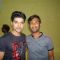 Gurmeet Choudhary with a fan