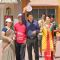 Sailesh Lodha and Nehha Mehhta with Taarak Mehata fans