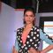 Deepika Padukone gestures during the unveiling of Jabong.com new collection