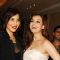 Sophie Choudry and Dia Mirza at Lonely Planet Magazine India Travel Awards 2013
