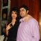 Priyanka Chopra posed with her friend during the launch video songs of Exotic featuring pitbull