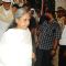 Amitabh Bachchan and Jaya Bachchan at Condolence meeting of late Legendary Actor Pran
